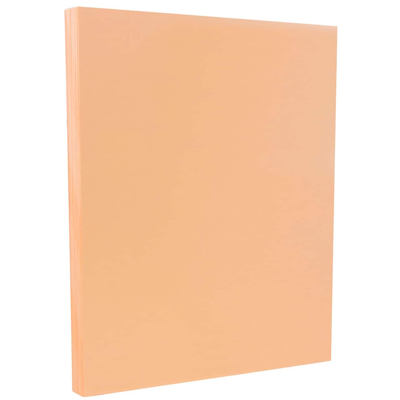 JAM Paper 8.5'' x 11'' 67lb. Vellum Bristol Cardstock, 50 Sheets